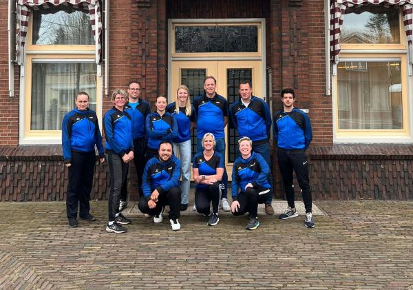 foto van het team sport en bewegen