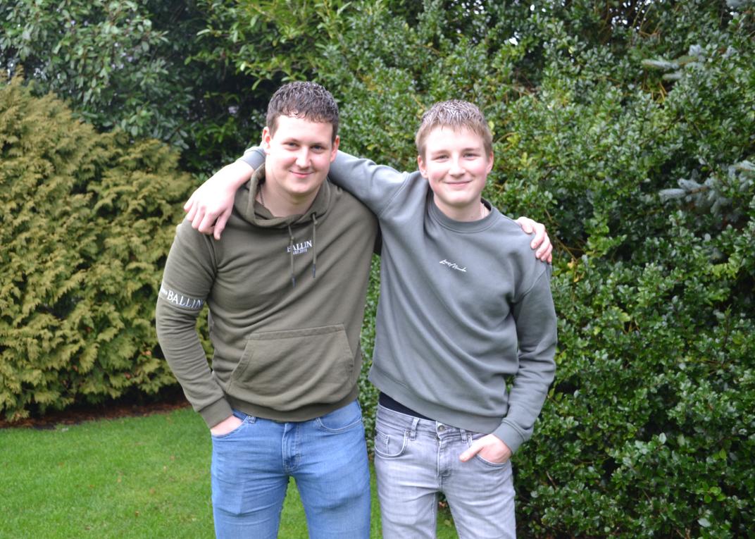 Foto van Gerben en Ruben