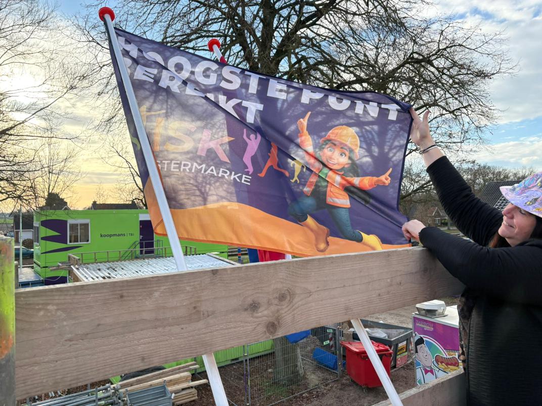 Vlag op hoogste punt