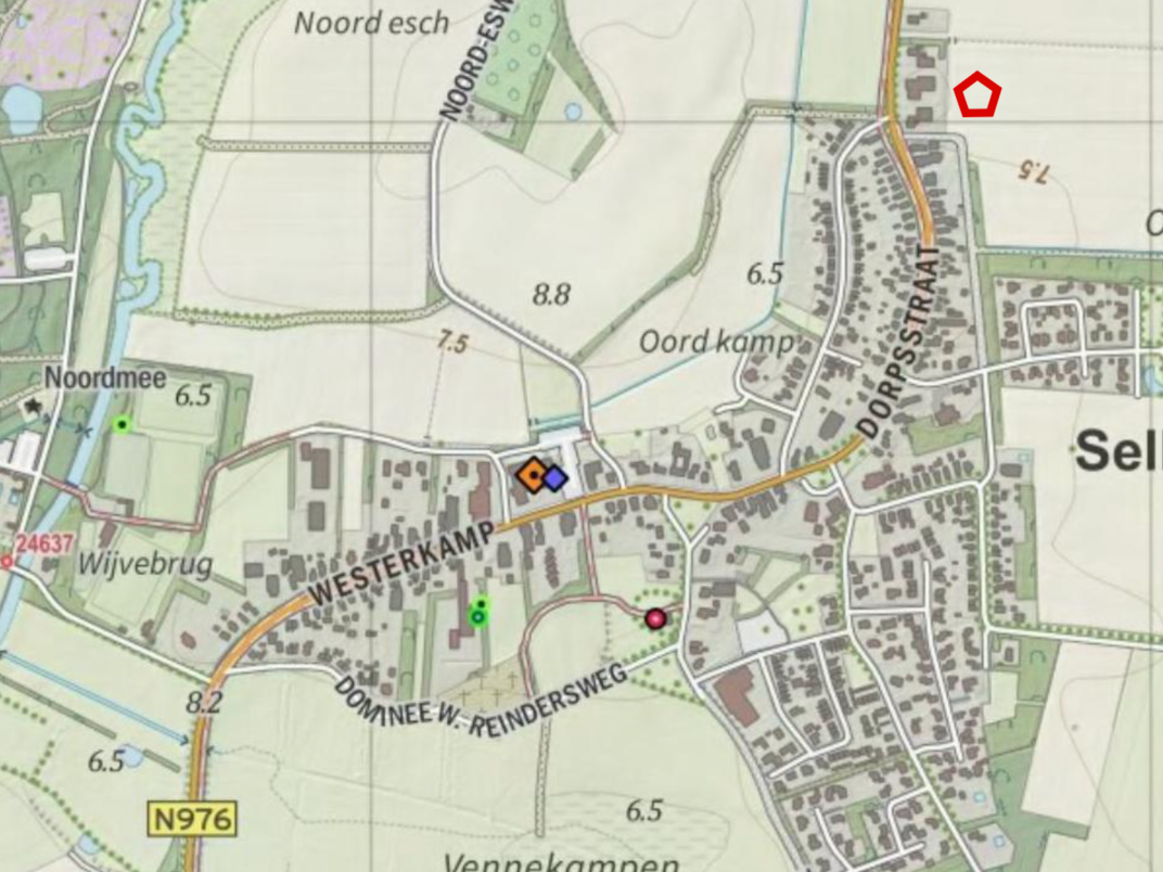 Kaart-maps van de locatie