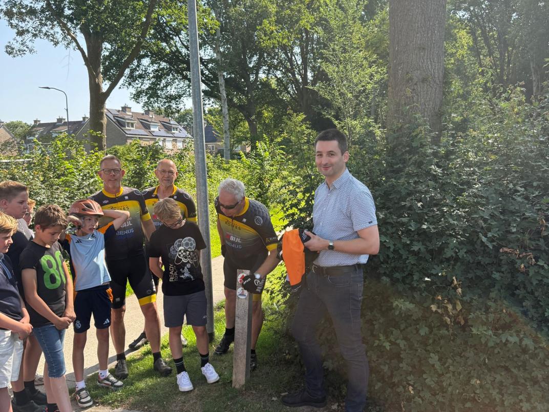 Wethouder Potze met kinderen